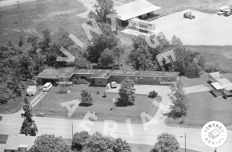 Chaney Motel - 1980 Aerial (newer photo)